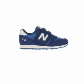 New Balance Blue 373 Kids Hook & Loop Sneakers Kids Velcro Sneakers discount
