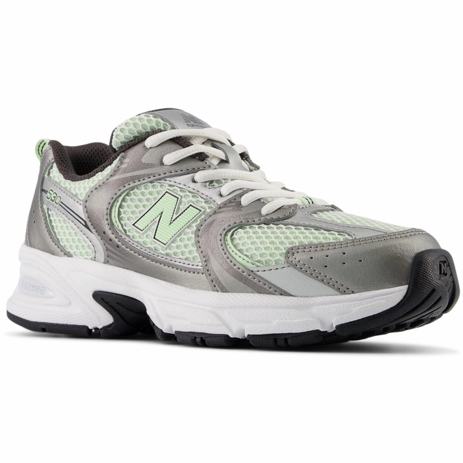 New Balance Dark Silver Metallic New Balance 530 Kids Lace