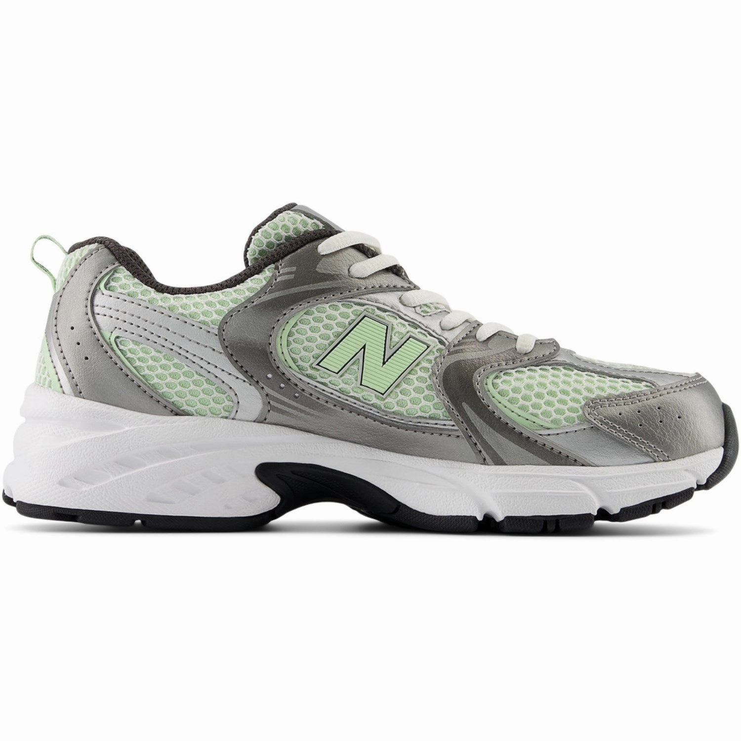 New Balance Dark Silver Metallic New Balance 530 Kids Lace Kids Sneakers with Laces sale