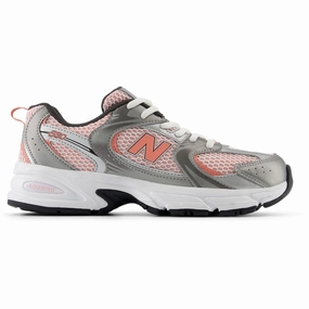 New Balance Dark Silver Metallic New Balance 530 Kids Lace Kids Sneakers with Laces sale