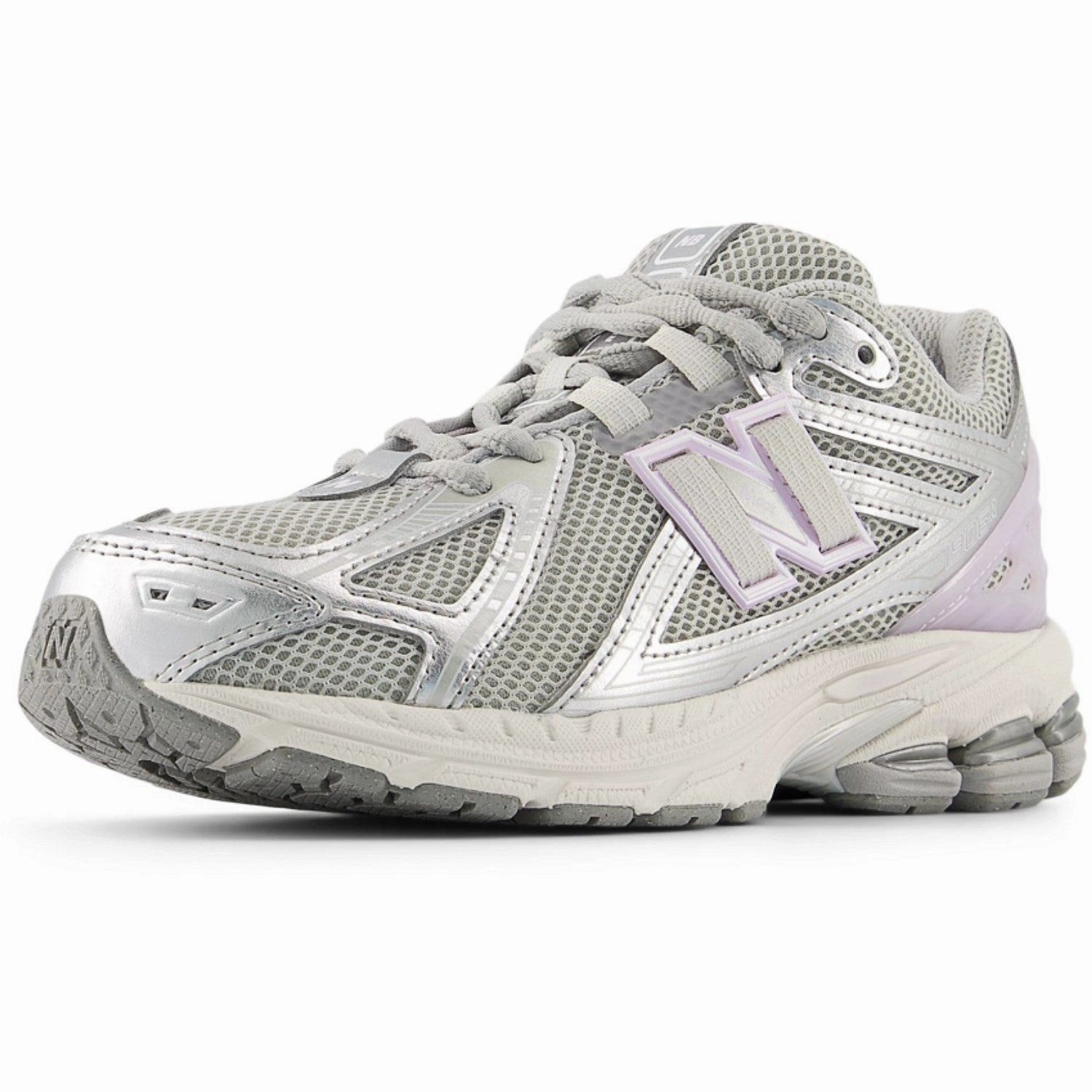 New Balance Silver Metallic 1906 Kids Lace Sneakers