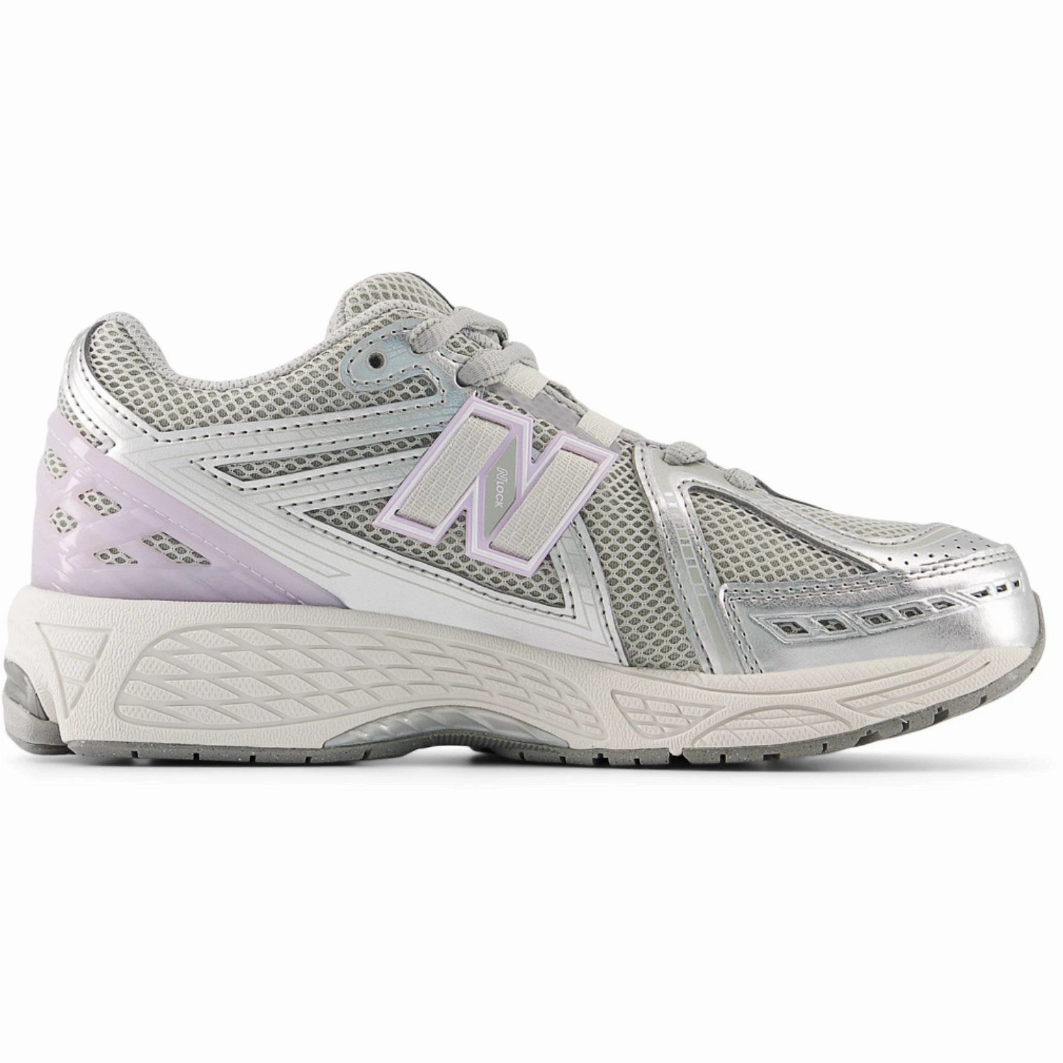 New Balance Silver Metallic 1906 Kids Lace Sneakers