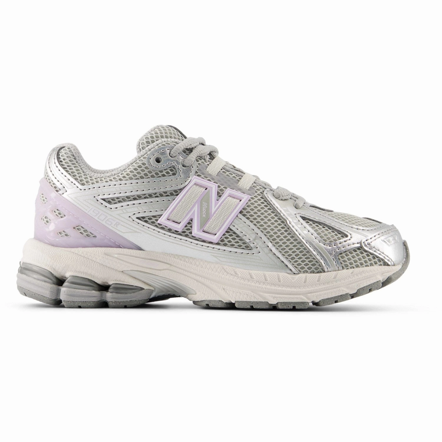 New Balance Silver Metallic 1906 Kids Lace Sneakers Kids Sneakers with Laces sale