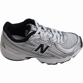 New Balance Silver Metallic 740 Kids Bungee Lace Sneakers Kids Sneakers with Laces sale