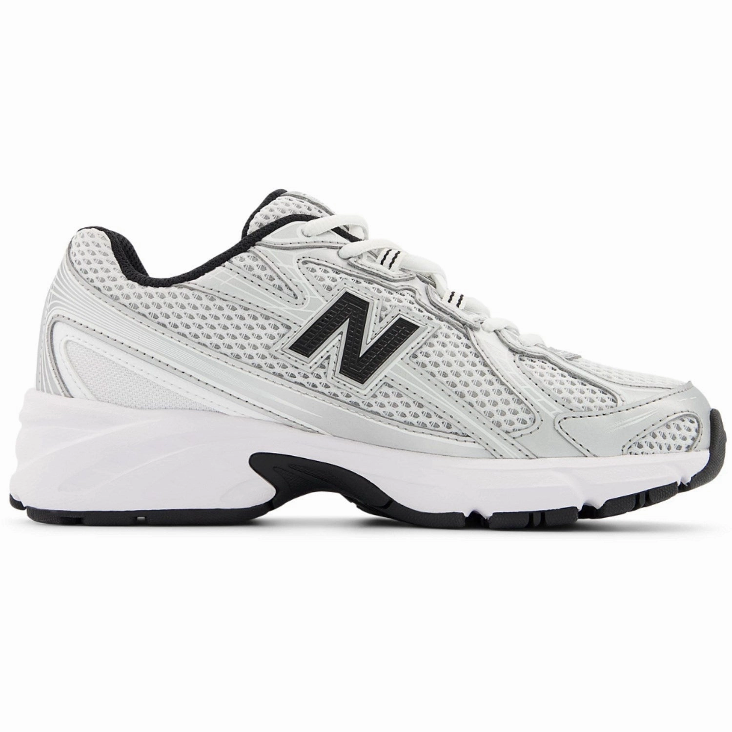New Balance Silver Metallic 740 Kids Lace Sneakers Kids Sneakers with Laces sale