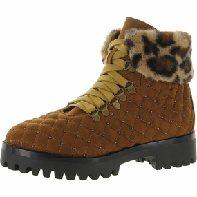 NEWB Womens Faux Suede Ankle Winter Boots Womens Winter Boots promo deal