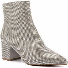 NightLifeBlig Womens Jeweled Man Made Ankle Boots Buy Womens Boots online cheap