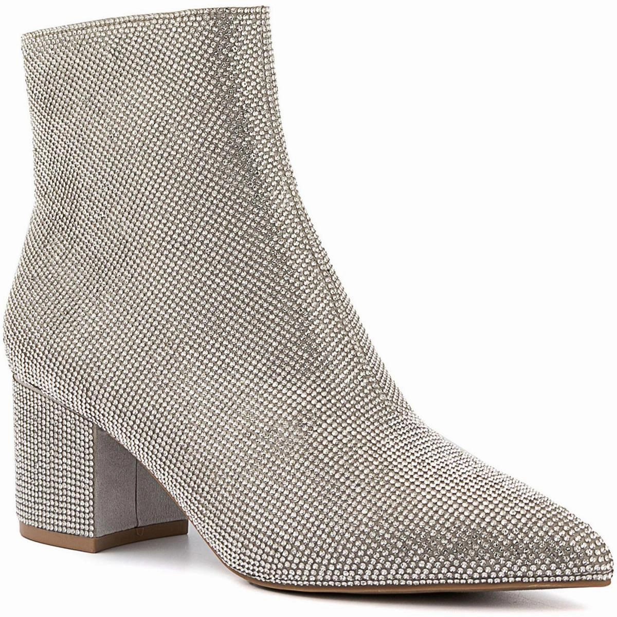 NightLifeBlig Womens Jeweled Man Made Ankle Boots Buy Womens Boots online cheap