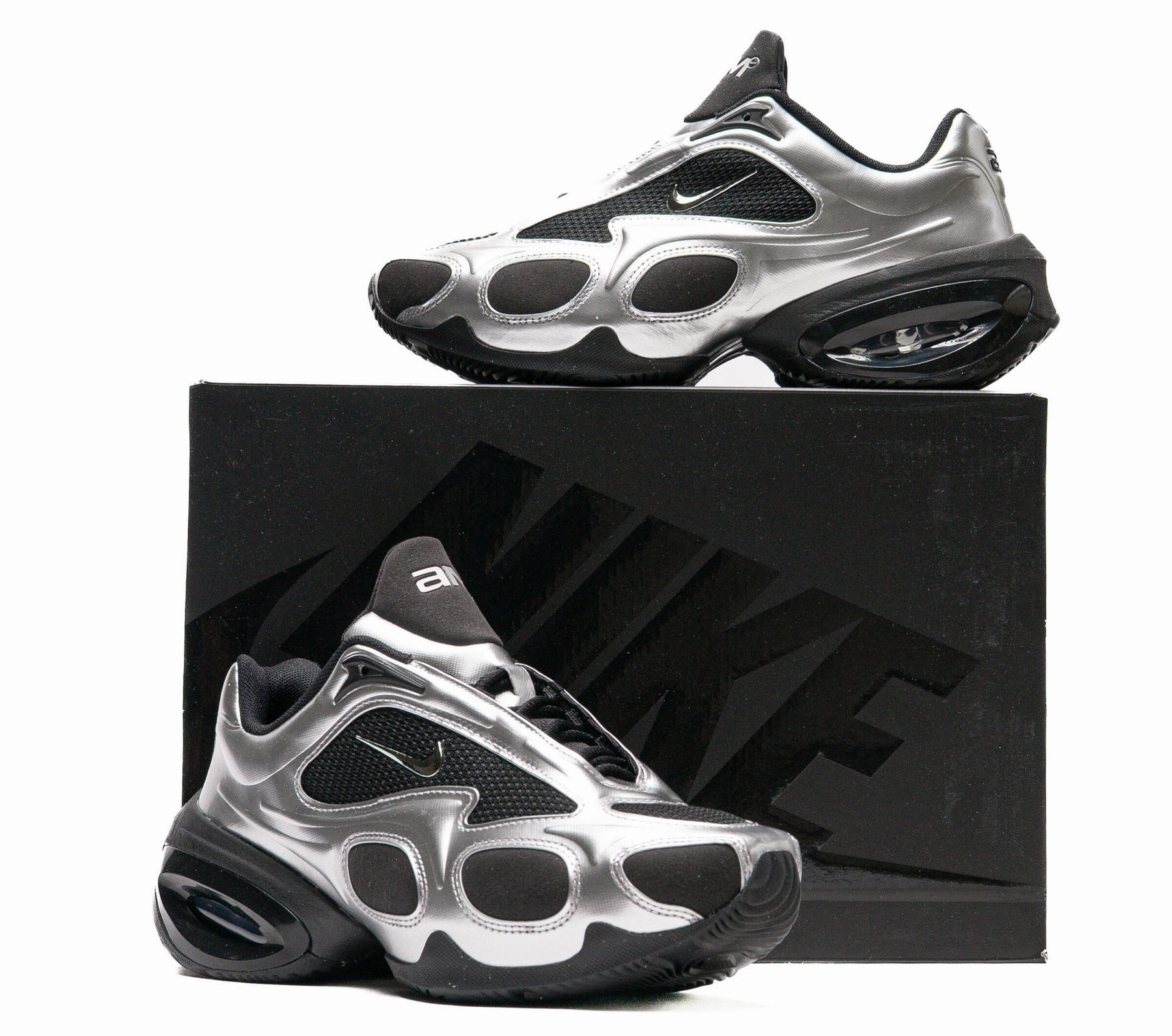 Nike Air Max Muse Black Metallic Silver (Women's)