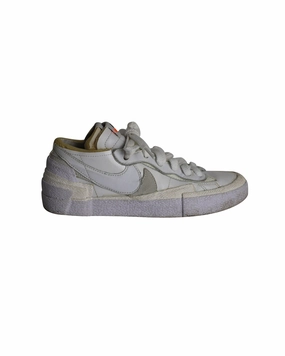 Nike x Sacai Blazer Low Sneakers in White Patent Leather Buy Womens Sneakers online shop