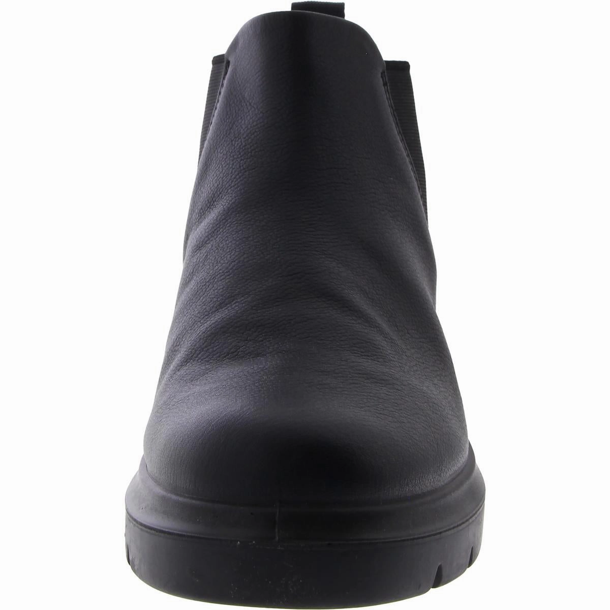Nouvelle Womens Leather Pull On Chelsea Boots