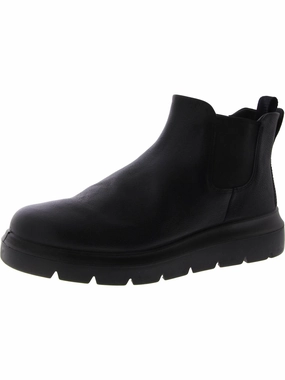 Nouvelle Womens Leather Pull On Chelsea Boots Affordable Womens Boots online