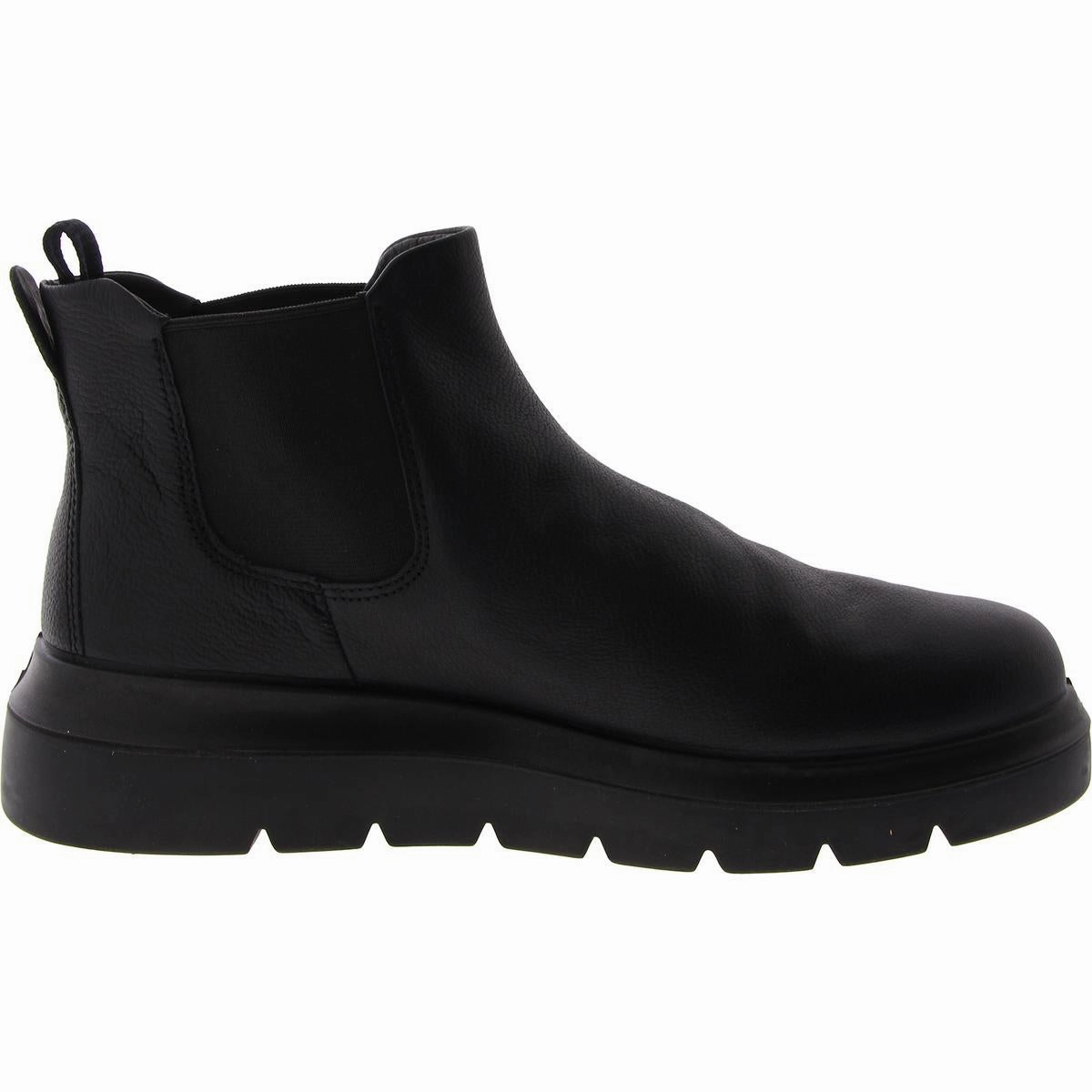 Nouvelle Womens Leather Pull On Chelsea Boots