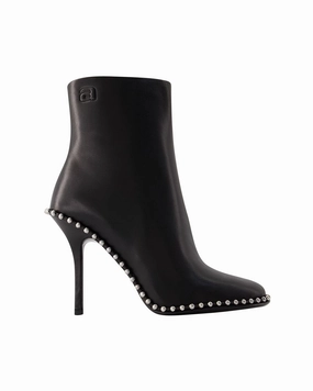 Nova 105 Ankle Boots - Alexander Wang - Leather - Black Womens Boots sale online
