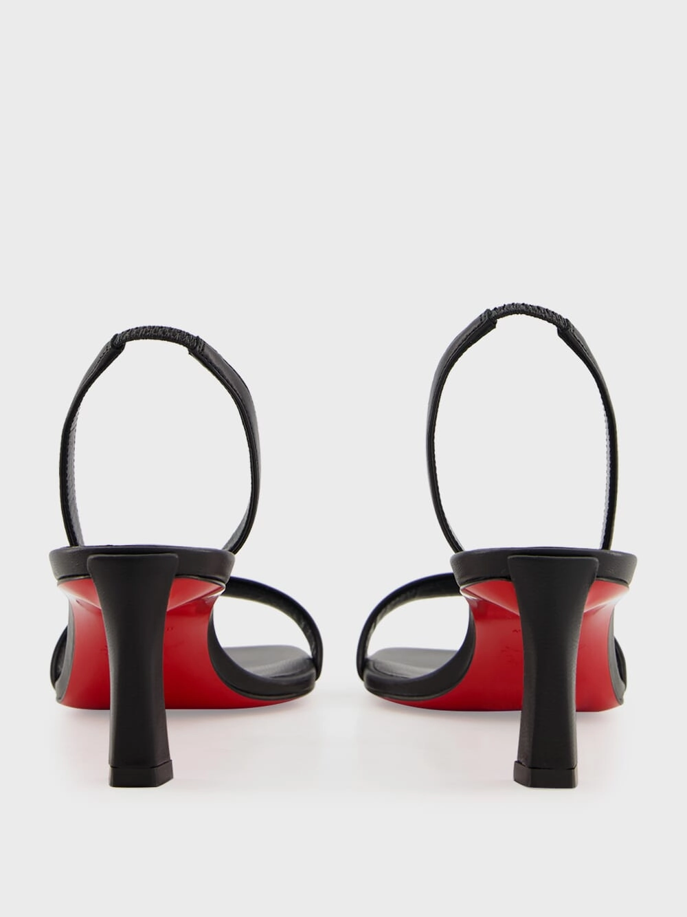 O Condora 55 Black Lambskin Sandals