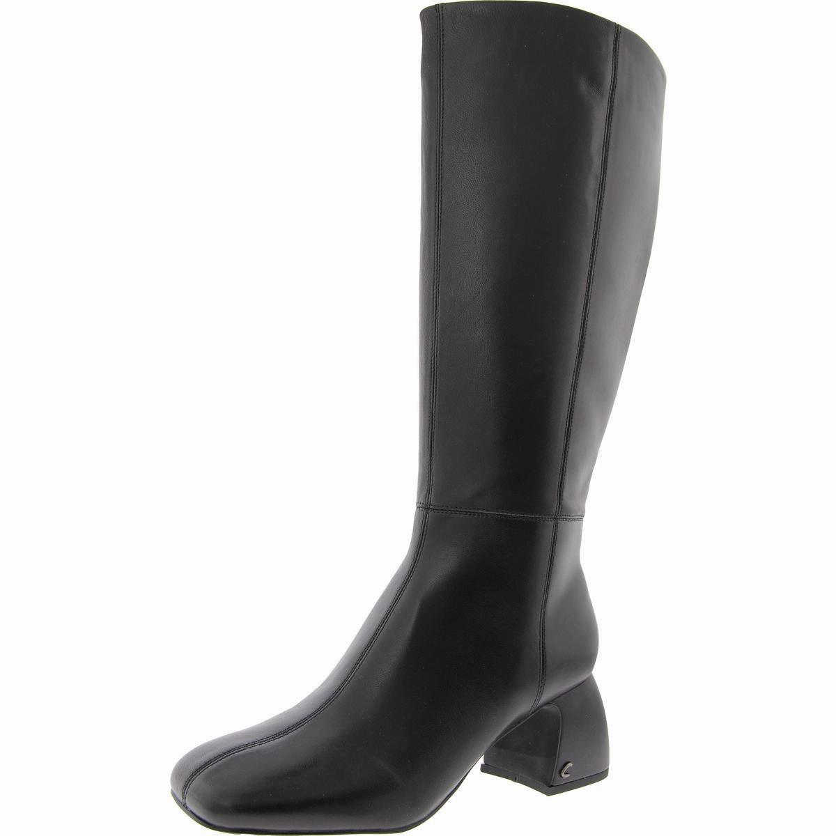 Oaklyn Womens Wide Calf Leather Knee-High Boots