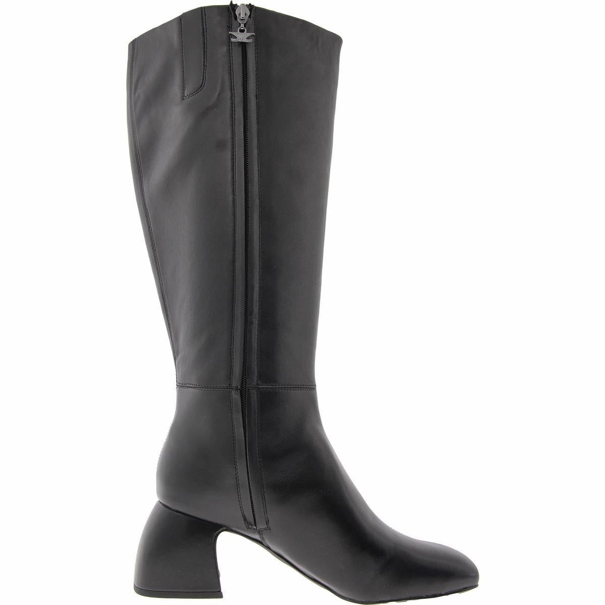 Oaklyn Womens Wide Calf Leather Knee-High Boots