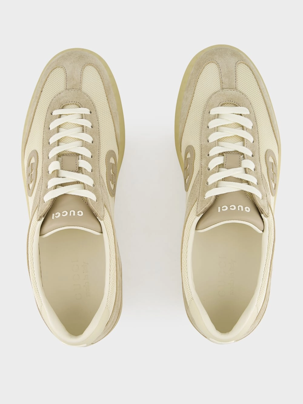 Oatmeal Suede G75 Trainers