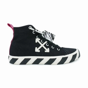 OFF WHITE Black/White Mens HIGHTOP SIZE 45 Shoes Mens Sneakers outlet clearance