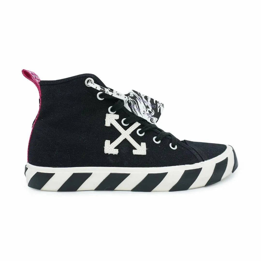OFF WHITE Black/White Mens HIGHTOP SIZE 45 Shoes Mens Sneakers outlet clearance