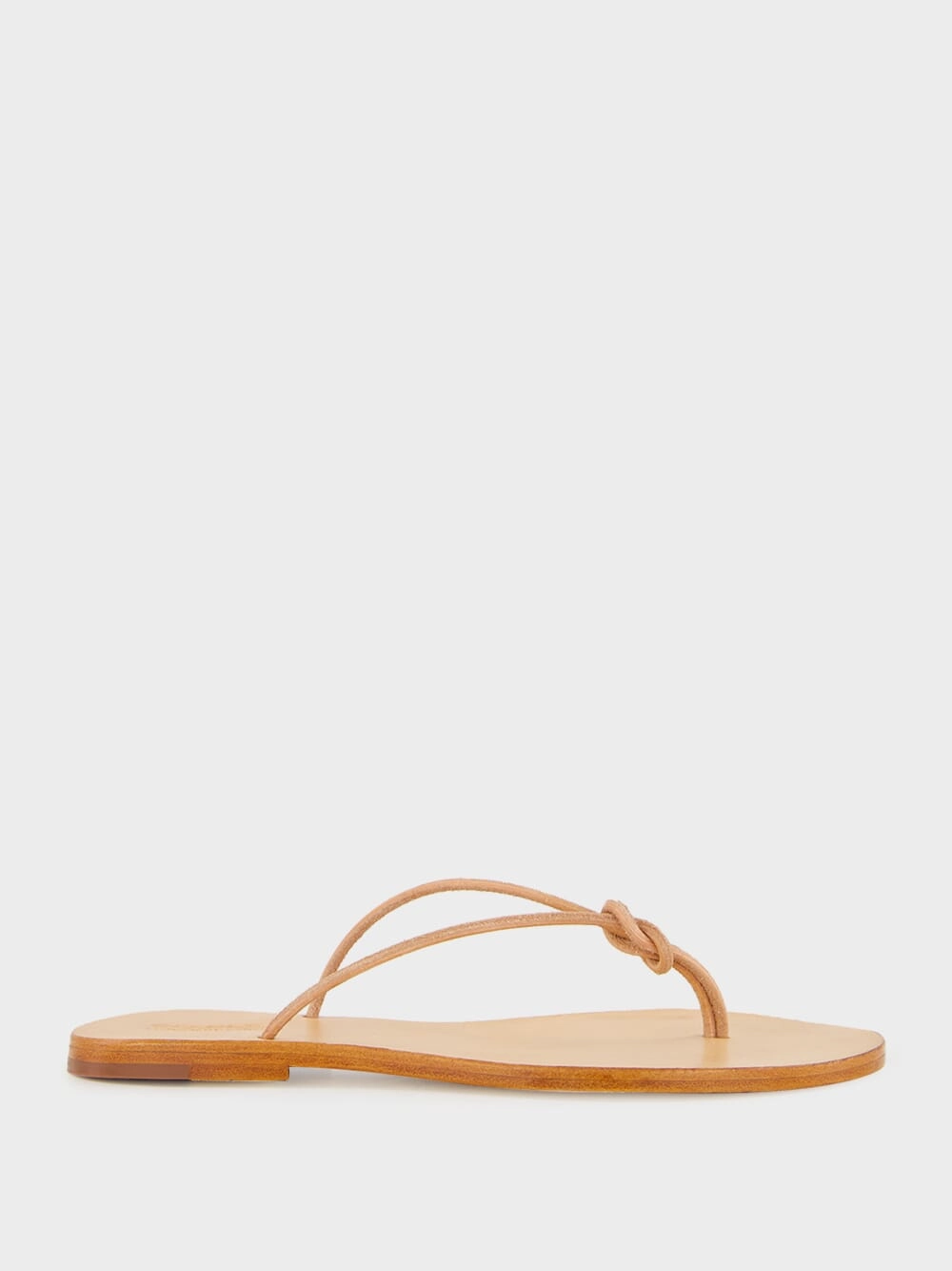 Off-White Flat Rope Leather Sandals Womens Sandals mega clearance