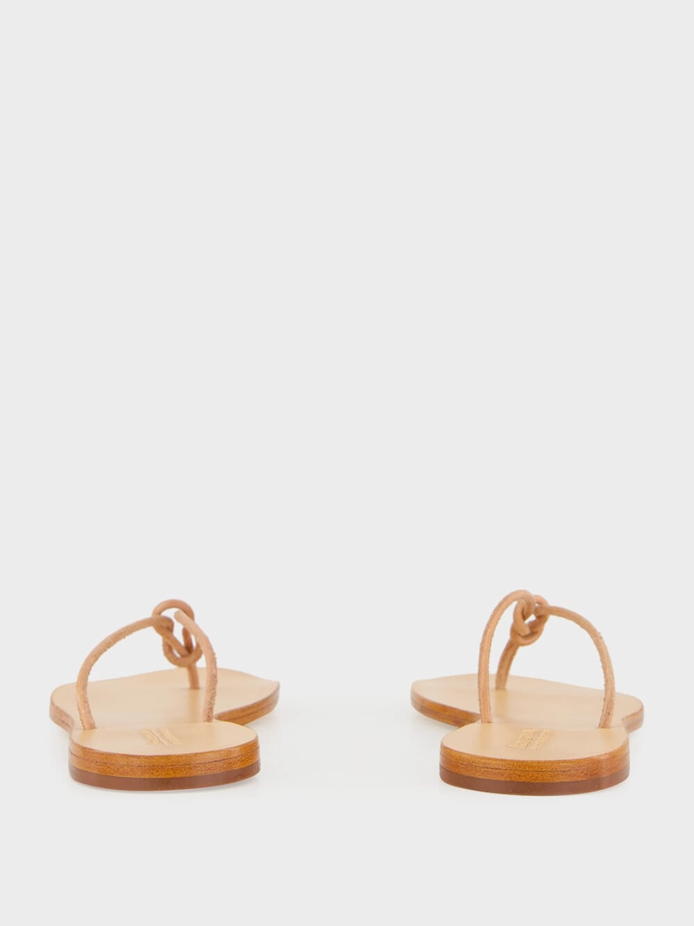 Off-White Flat Rope Leather Sandals