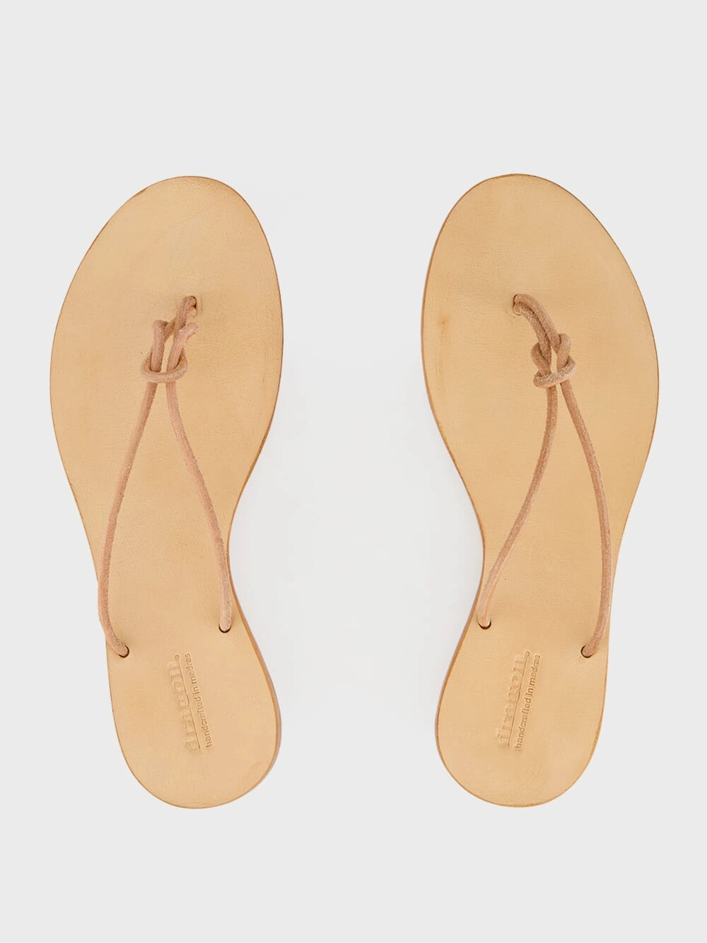 Off-White Flat Rope Leather Sandals
