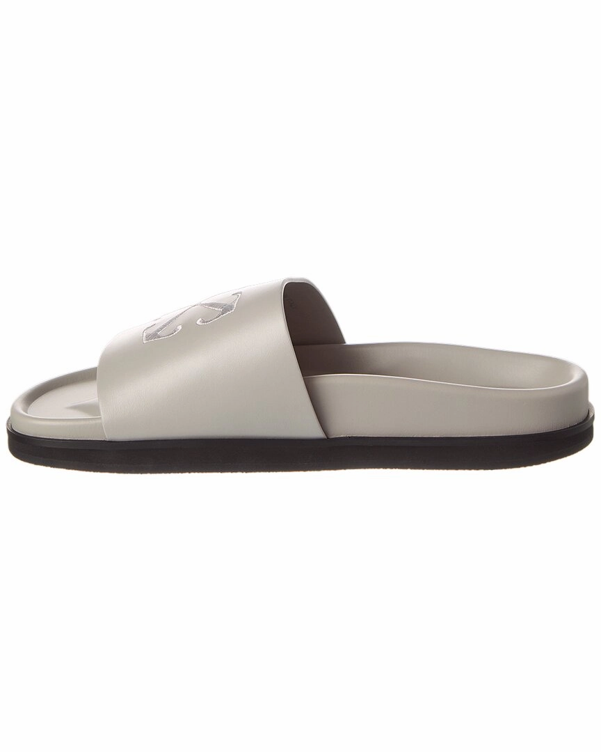 Off-White Pool Time Leather Slide