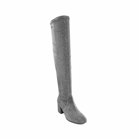 Ollie Womens Padded Insole Round Toe Over-The-Knee Boots Womens Winter Boots promo deal