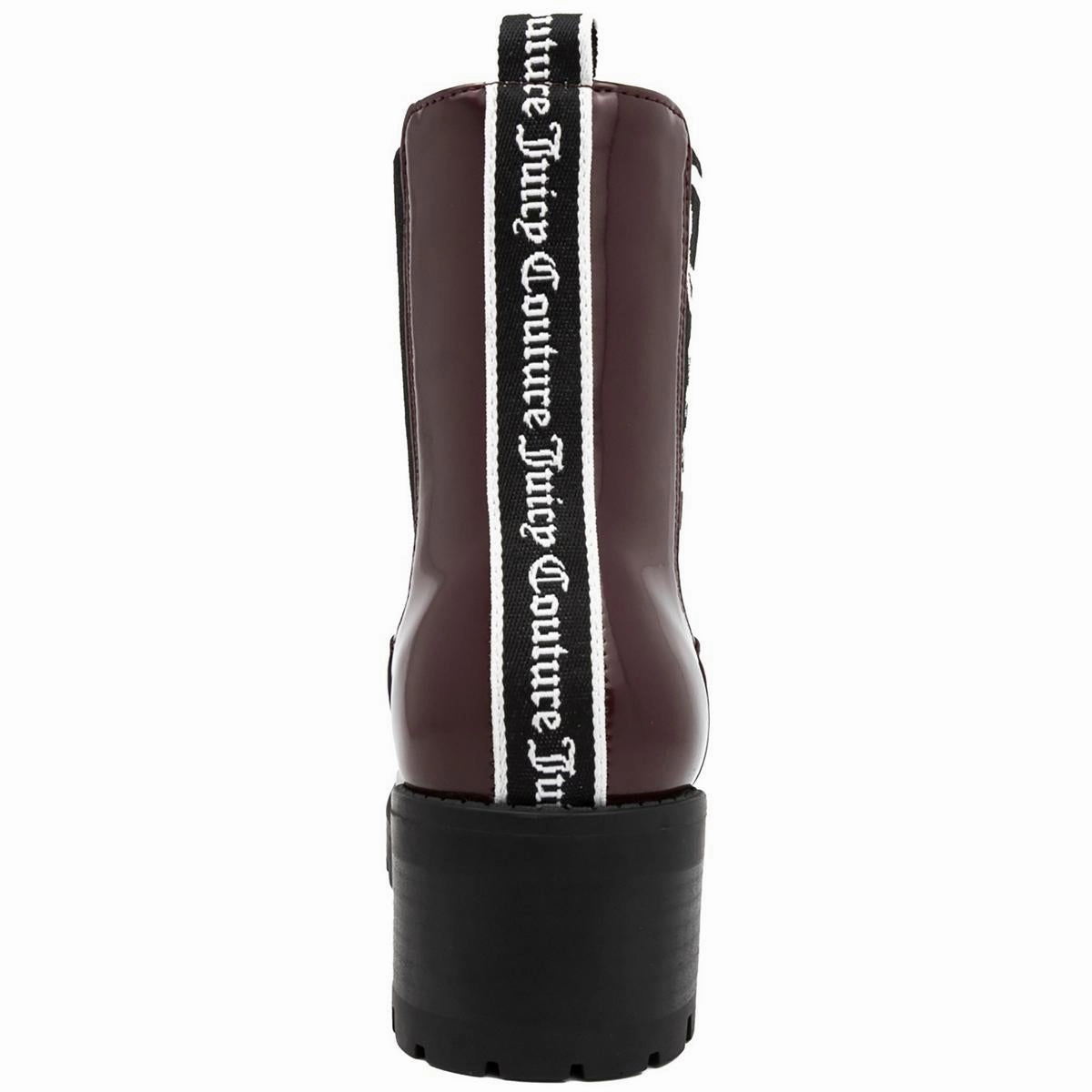 One Up Womens Block Heel Lug Sole Mid-Calf Boots