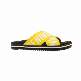 Opening Ceremony Berkeley Slide - Yellow Mens Slippers clearance sale