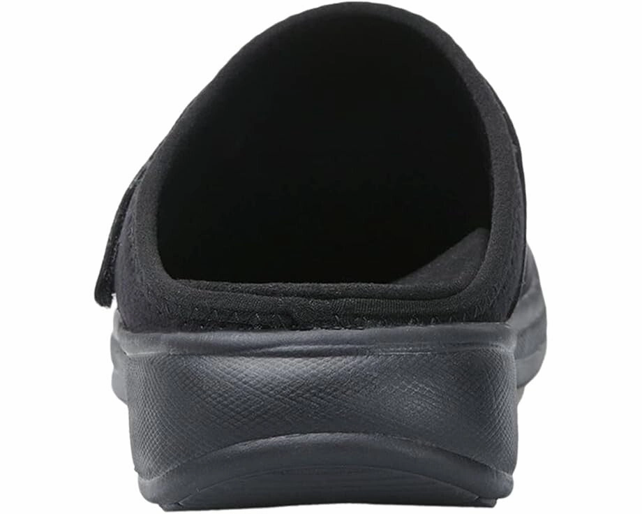 Orthofeet Hudson Slippers Men's US 12 Black Comfort Adjustable Strap ZPO3686