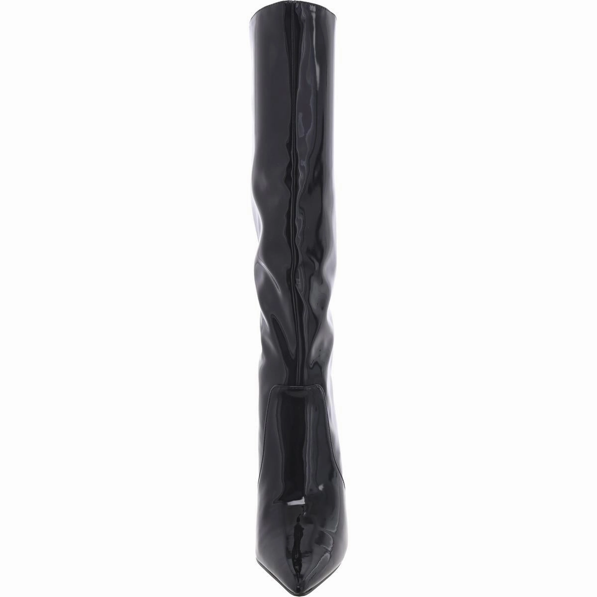 Panther Womens Patent Solid Knee-High Boots