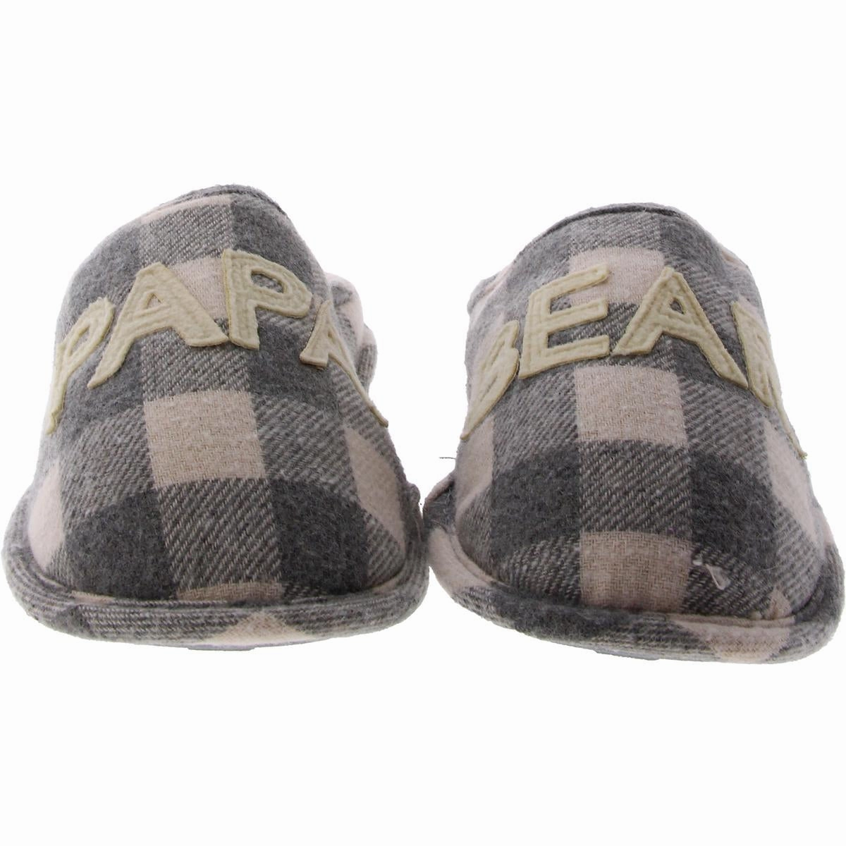 Papa Bear Scuff Mens Faux Fur Slip On Loafer Slippers