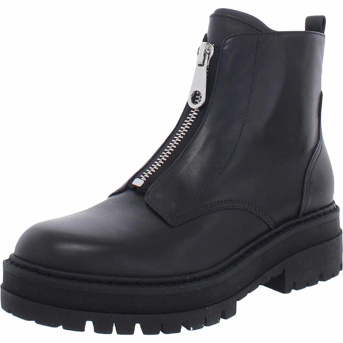 Paralee 2 Womens Leather Ankle Motorcycle Boots