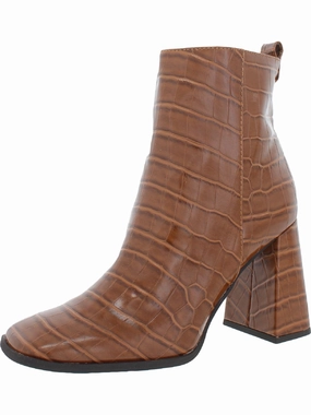 Pascha Womens Faux-Leather Faux Leather Mid-Calf Boots Womens Dress Boots for less