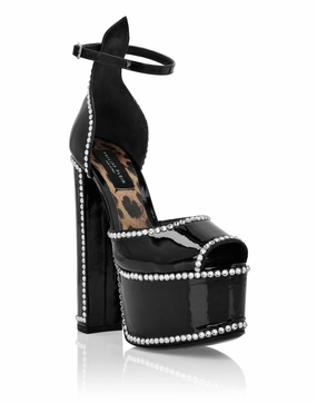 Patent Leather Platform Sandals Hi-Heels Promo Womens Sandals with style