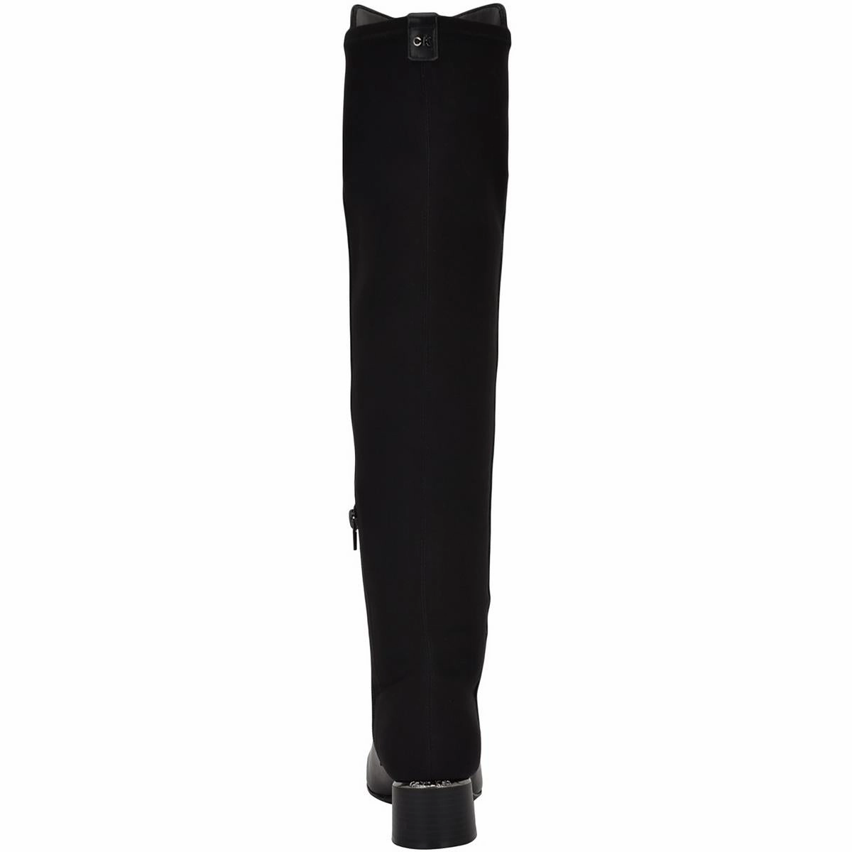 PEMMIE Womens Solid Manmade Over-The-Knee Boots