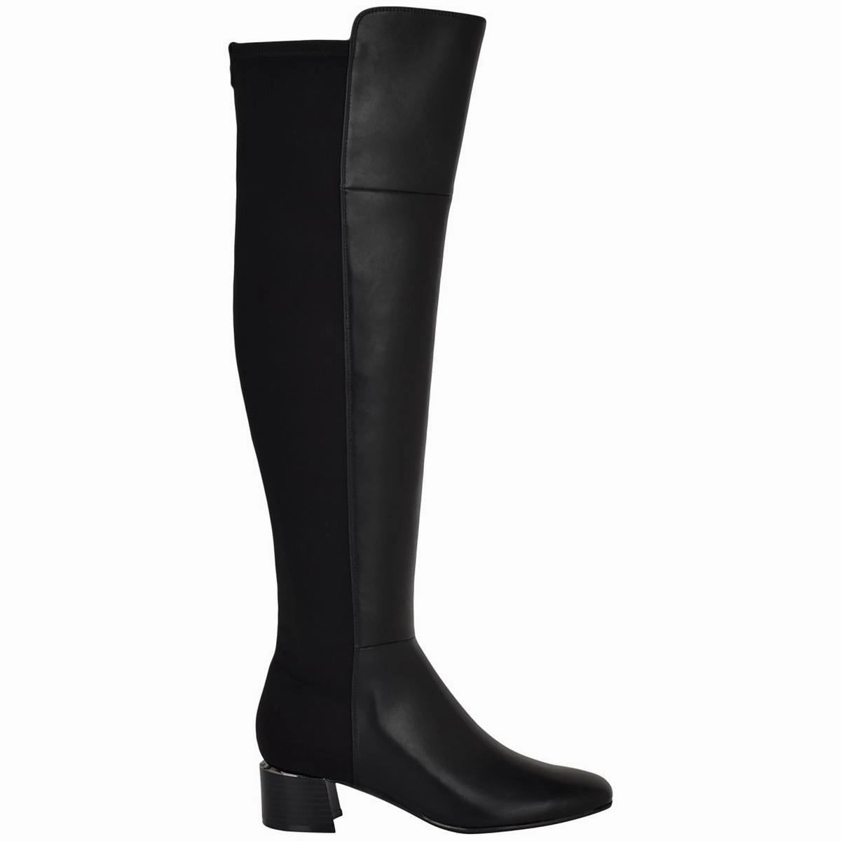 PEMMIE Womens Solid Manmade Over-The-Knee Boots