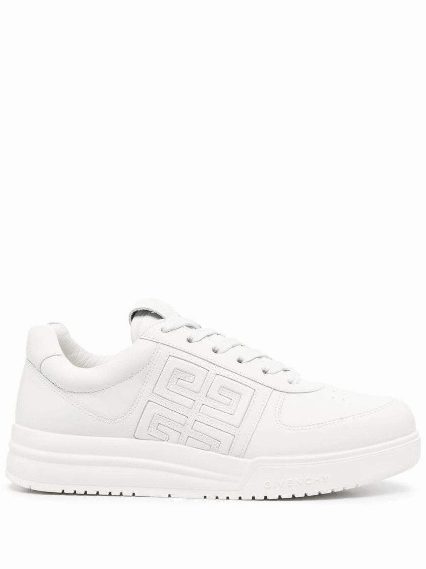 Perforated White Calf Leather Sneakers Cheap Womens Sneakers collection