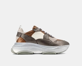 Perla Shoes In Silver Trendy Womens Sneakers for sale