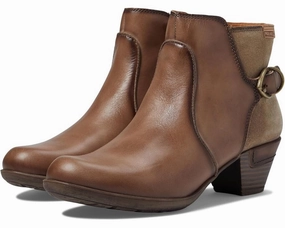Pikolinos Rotterdam Boots Women's US 6.5-7 Siena Leather Ankle Bootie RHS3584 Womens Boot Deals Today