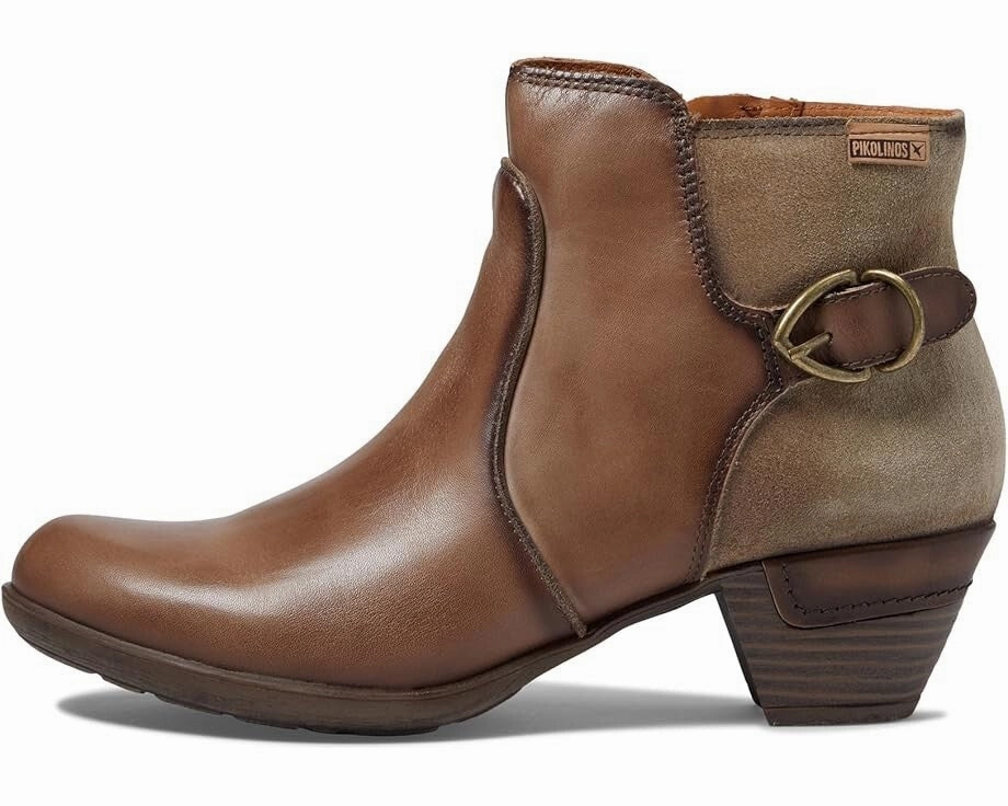 Pikolinos Rotterdam Boots Women's US 6.5-7 Siena Leather Ankle Bootie RHS3584
