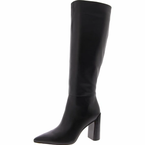 Pilar Womens Zipper Pointed Toe Knee-High Boots Cheap Womens Leather Boots
