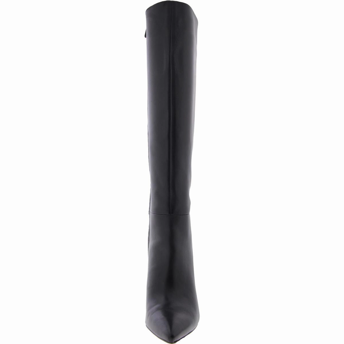 Pilar Womens Zipper Pointed Toe Knee-High Boots