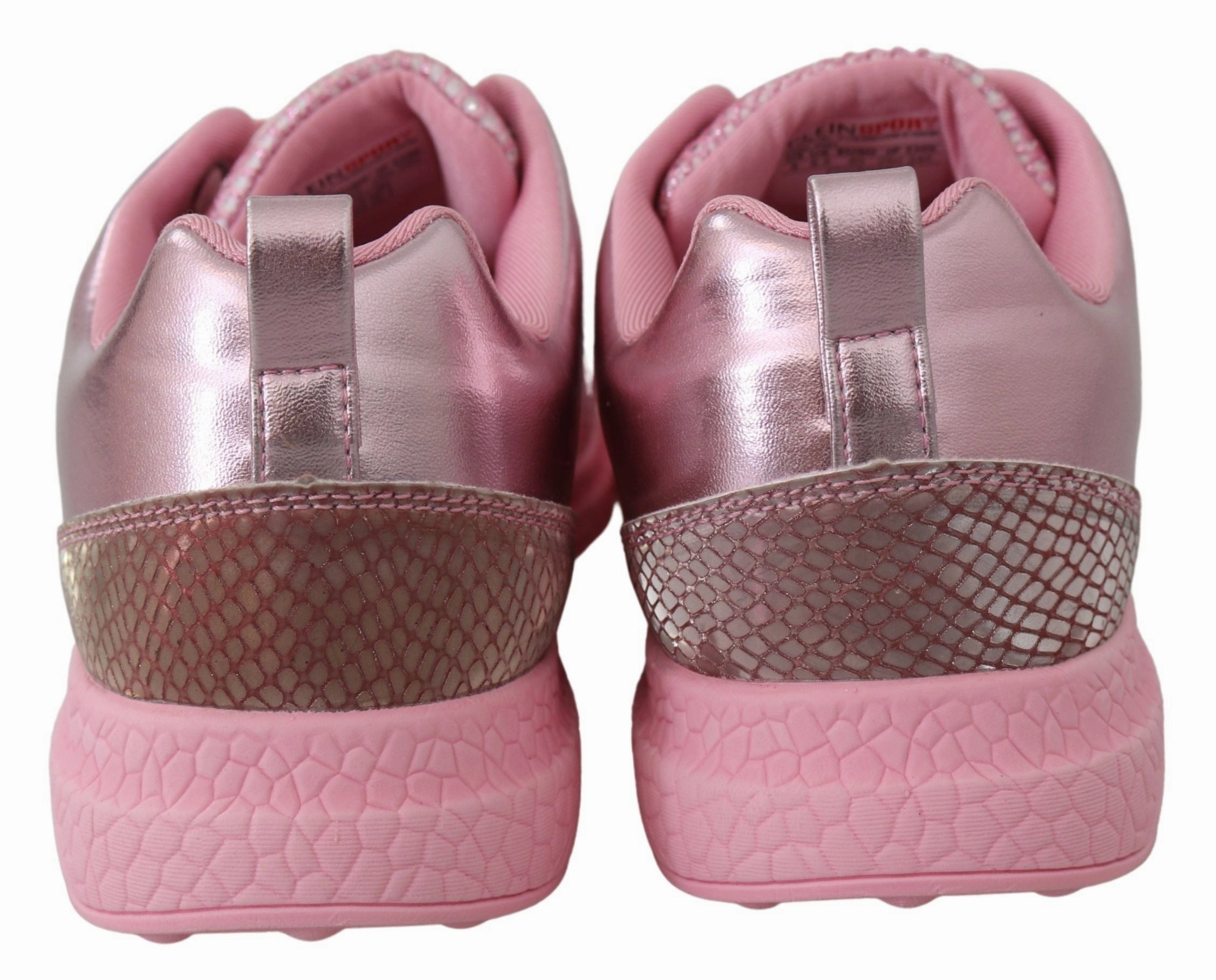 Plein Sport Blush Polyester Runner Gisella Sneakers Women's Shoes