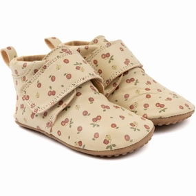 Pom Pom Apple AOP Beginner shoes Velcro House Slippers for Kids on sale
