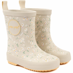 Pom Pom Bellis AOP Rubber Boot AOP Kids Rain Boots with free shipping