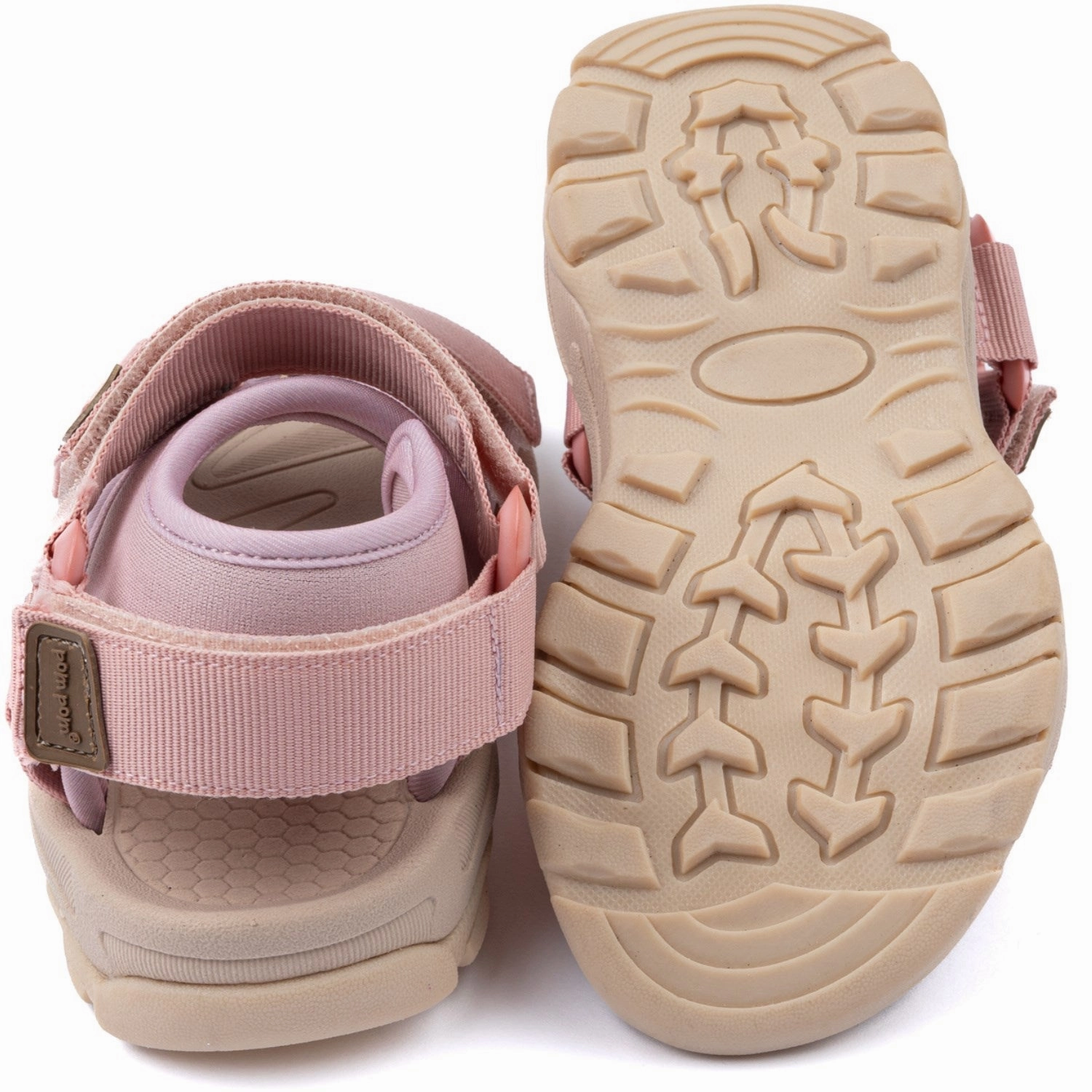 Pom Pom Bright Rose Trecking Sandal Velcro