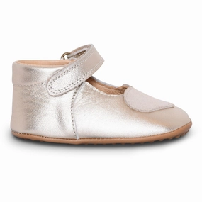 Pom Pom Gold Beginner shoes Ballerina Heart House Slippers for Kids on sale